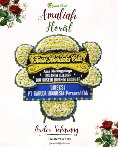 Papan Bunga Duka di Kedungsari