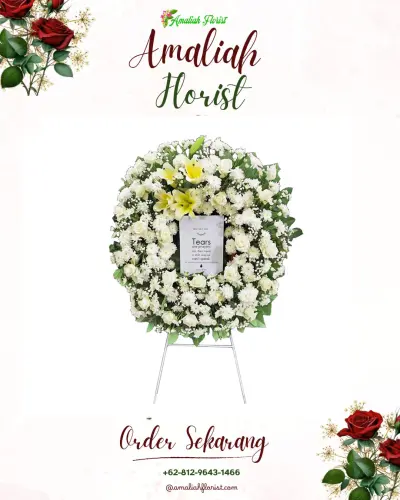 Krans Bunga Duka Cita di Kedungsari