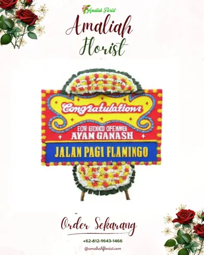 Bunga Papan Congratulation di Kedungsari